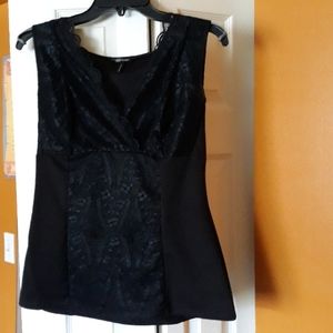 Black/Lace top